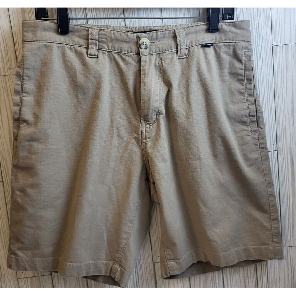 Travis Mathews Men's Shorts, Khaki,‎ Size 32